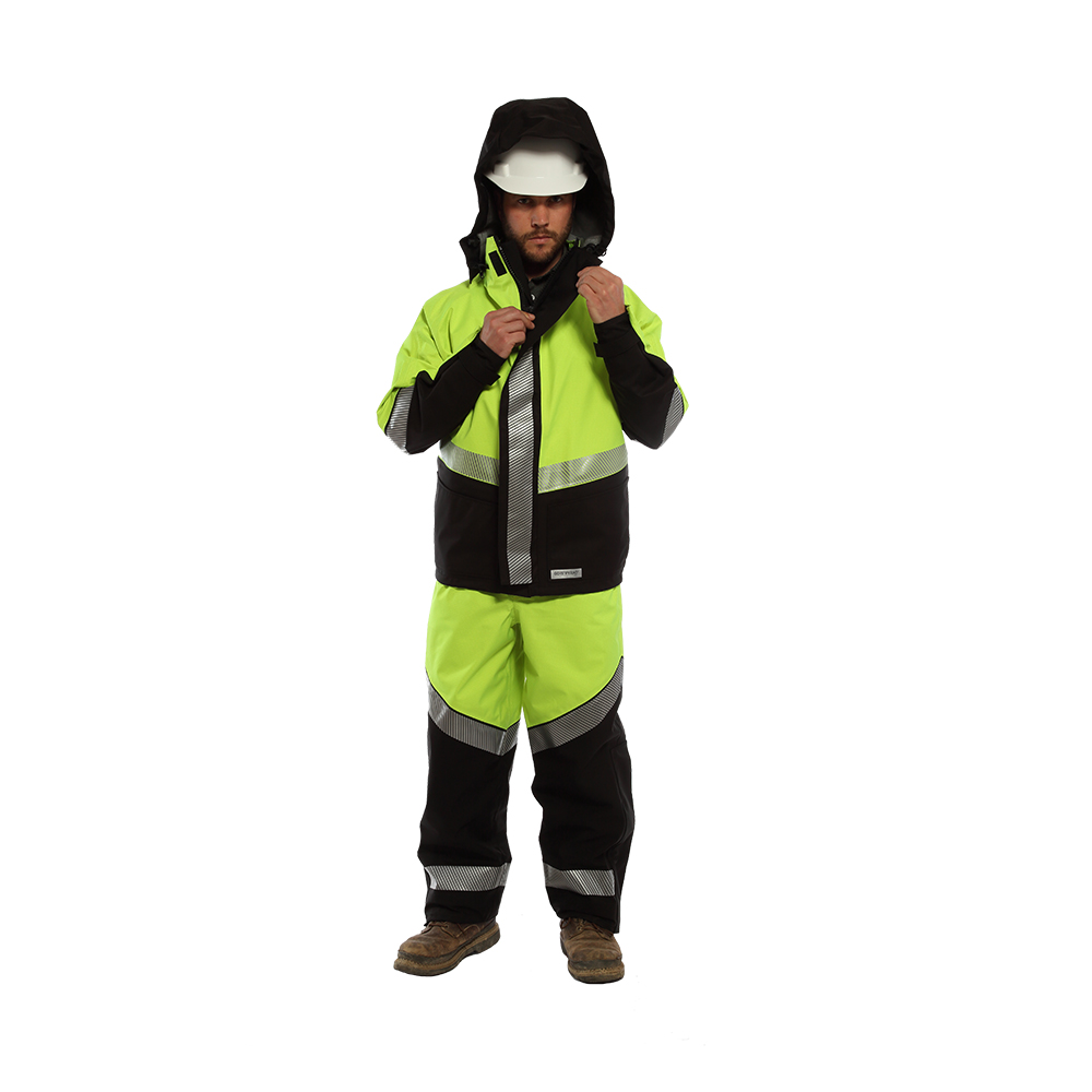 National Safety Apparel Hydrolite FR 2.0 Class E Extreme Weather Bib Overall from GME Supply